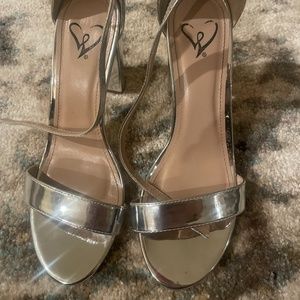 Silver heels